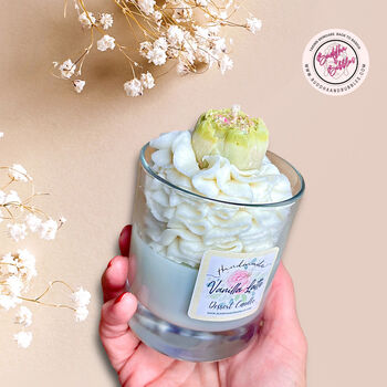 Candle Strong Fragrance | Whipped Wax | Vanilla Latte, 10 of 12