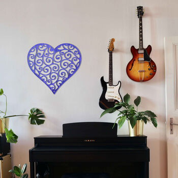 Modern Wooden Heart Romantic Touch For Home Walls, 10 of 11