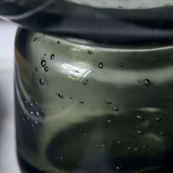 Farida Green Glass Vase, 4 of 5