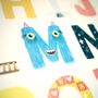 Colourful Illustrated Alphabet Print, thumbnail 2 of 9
