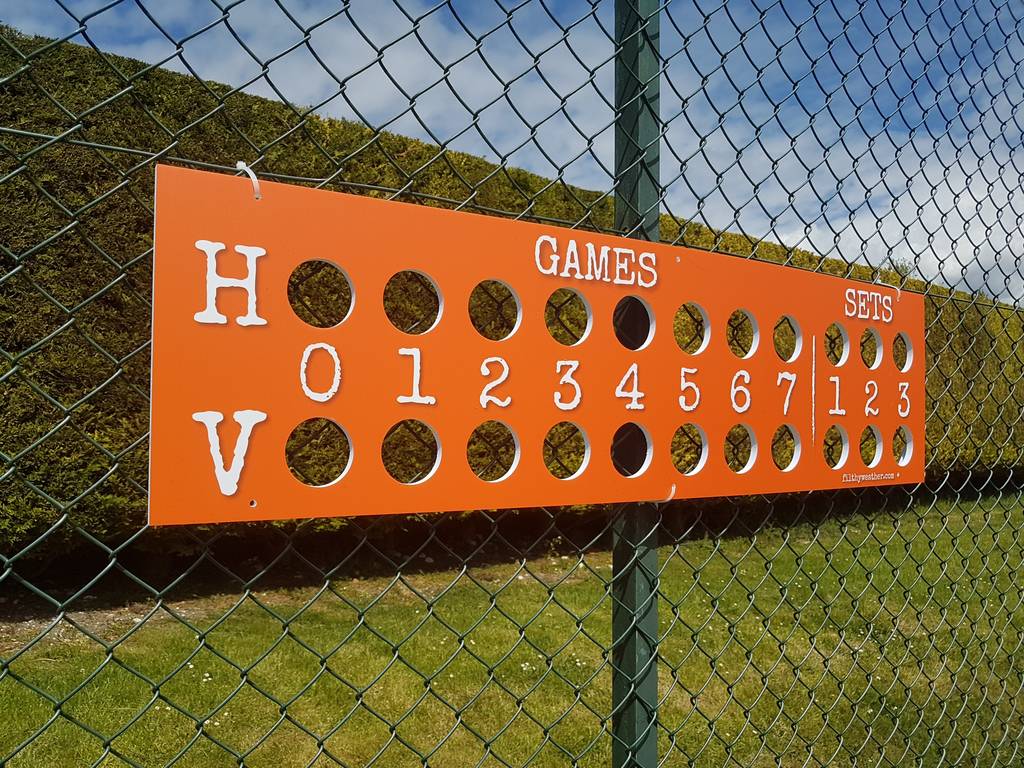 Tennis Scoreboard For Games And Sets By Marnie Moyle ...