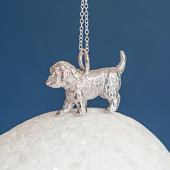 Sterling Silver Cockapoo Necklace, 3 of 12