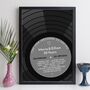 Personalised 30th Wedding Anniversary Print Music Gift 1995, thumbnail 11 of 12