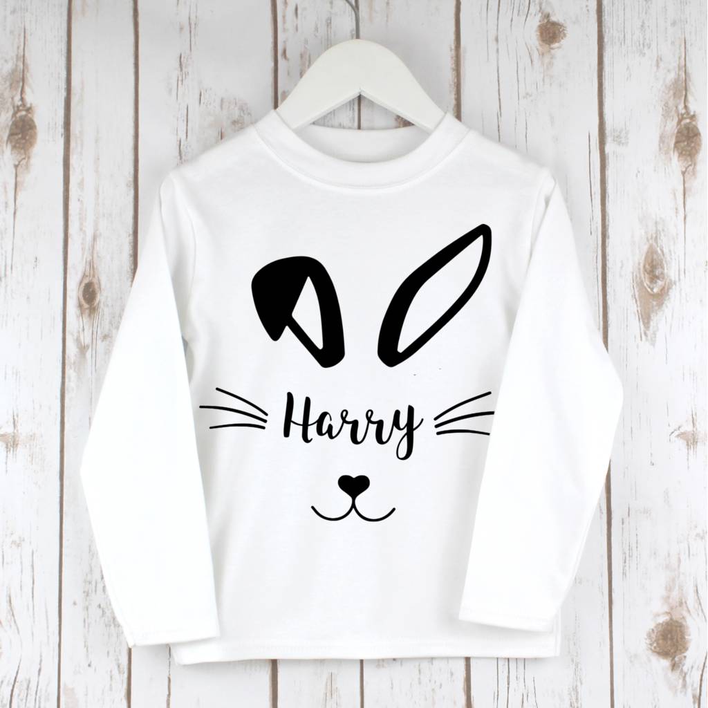 personalised easter bunny children's t shirt by betty bramble | notonthehighstreet.com1024 x 1024