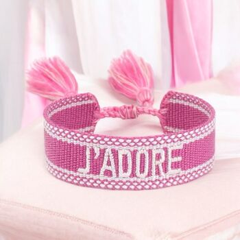 Charming Cotton Rope Persoanlised Bracelet, 6 of 11