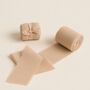 Chiffon Wedding Ribbons Neutral Tones 5m Roll, thumbnail 2 of 5