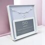 50th Birthday Solid Sterling Silver Five Star Bracelet, thumbnail 1 of 3