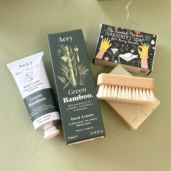 Green Fingers Soap And Hand Cream Natural Gift Set, 2 of 9