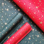 Golden Stars Eco Friendly Mulberry Wrapping Paper, thumbnail 1 of 2