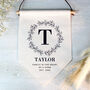 Personalised Floral Wedding Hanging Banner, thumbnail 3 of 3