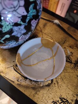 Black Floral Kintsugi Ginger Jar, 4 of 4