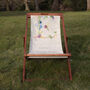 Personalised Letter Beach And Garden Deckchair, thumbnail 3 of 12
