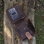 Personalised Brown Leather Wallet Trifold Rfid, thumbnail 3 of 11