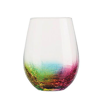 Personalised Engraved Star Sign Rainbow Glass Tumbler, 8 of 8
