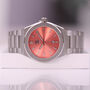 Personalised Wave Watch In Orange, thumbnail 3 of 5