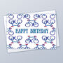 Happy Birthday Bike Card, thumbnail 2 of 2