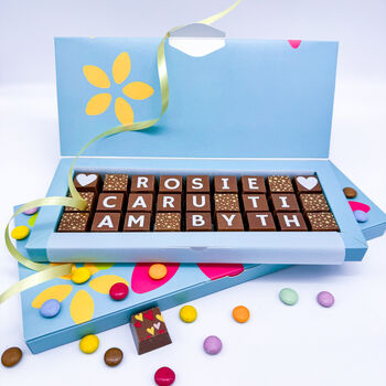 Personalised Welsh Love You Forever Chocolate Gift, 5 of 8