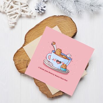 Cute Tea Bears Greetings Card, 5 of 8