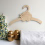 Personalised Childrens Coat Hanger With Sheep Design, thumbnail 5 of 6