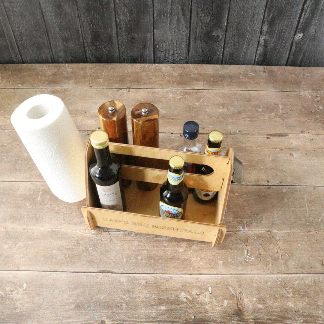 Personalised Portable BBQ Caddy With Bottle Opener, thumbnail 5 of 8