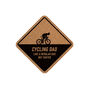 Square Cork Coaster 'Cycling Dad' | Homeware | Tableware | Cycling | Cyclist | Bike Rider Gift, thumbnail 2 of 2