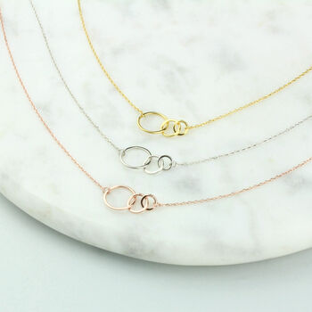 Generations Dainty Sterling 925 Circle Necklace, 4 of 6