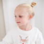 Personalised Reindeer Christmas Sweatshirt Jumper, thumbnail 1 of 4