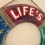 50cm Large Multi Coloured “Lifes A Beach' Buoy Ring Fun Gift, thumbnail 2 of 7