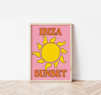 Ibiza Sunset Print, 2 of 2