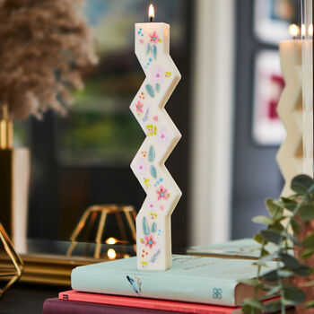 Paint Your Own Candle Gift Set Squiggly Or Bolt, 2 of 8