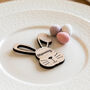 Personalised Easter Place Cards Bunny Head, thumbnail 4 of 5