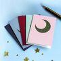 Geometric Moon Greeting Card Set – Pack Of Five, thumbnail 2 of 2