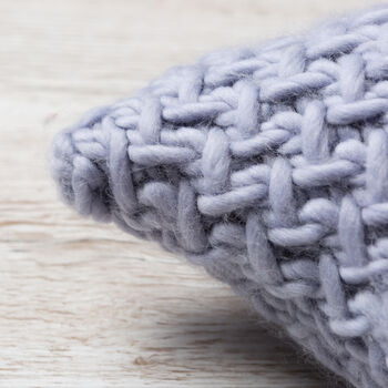 Herringbone Cushion Knitting Kit, 2 of 6