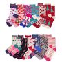 12 Day Christmas Advent Calendar Graphic Prints Bamboo Socks Women's, thumbnail 2 of 3
