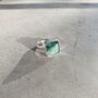 Ray Signet Emerald Ring, thumbnail 8 of 11