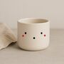 'Blush' Handmade Ceramic Flat White Cup, thumbnail 1 of 2