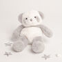 Gift Boxed Grey Soft Plush Panda Toy, thumbnail 2 of 4