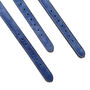 Blue Leather Dog Collar, thumbnail 3 of 5