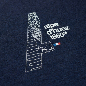Alpe D'huez Blue Cycling Long Sleeve Top, 5 of 7