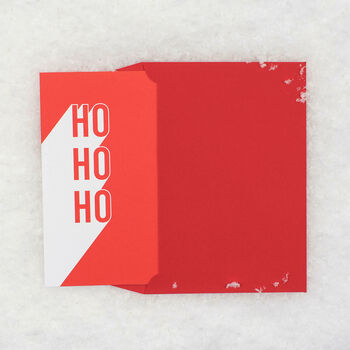 'Ho, Ho, Ho' Christmas Card, 4 of 6