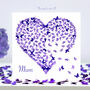 Purple Butterfly Heart Mum Birthday Card, thumbnail 1 of 12
