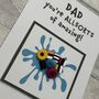 Liquorice Allsorts Polymer Clay Birthday Card Handmade, thumbnail 4 of 12
