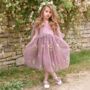 Enchanted Angel Fairy Flower Girl Dress Heather, thumbnail 3 of 10