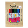 Set Of Three Children's Socks In A Gift Box Fruits, thumbnail 1 of 2