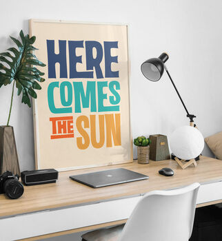 'Here Comes The Sun' Print, 5 of 6