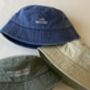 Personalised Slogan Vintage Denim Bucket Hat, thumbnail 2 of 5