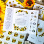 Sunflower Gatefold Wedding Invitation Suite, thumbnail 9 of 9