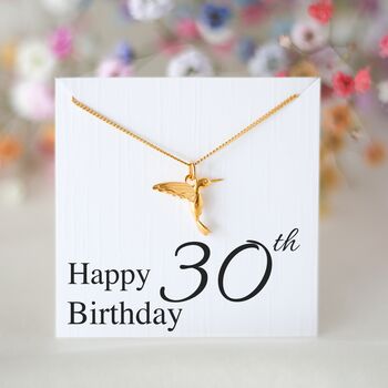 Personalised Hummingbird Birthday Gift For Her, 6 of 9