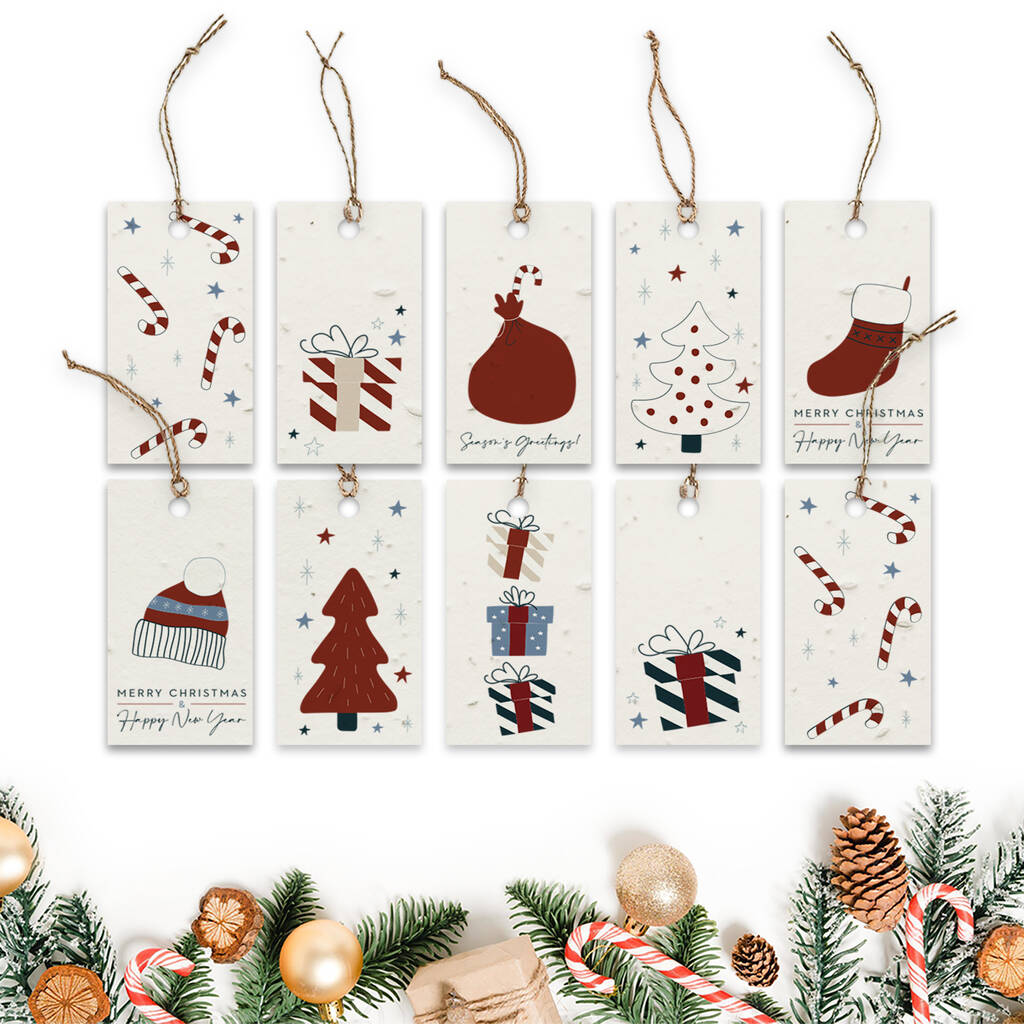 Candy Canes Christmas Gift Tags