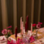 Cotton Napkins With Bow Embroidery Pink/Red • Set Of Four, thumbnail 3 of 3